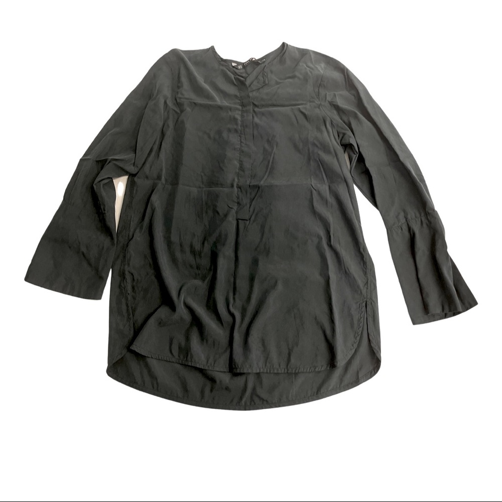 🔱 ZARA Black Blouse sz XS